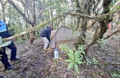 Police catch tourists camping in the Anaga Rural Park