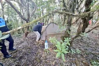 Police catch tourists camping in the Anaga Rural Park