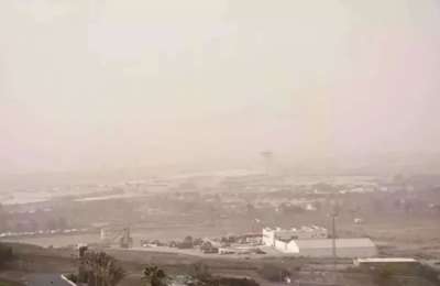 Temperatures of 30°C and haze heading towards the Canary Islands