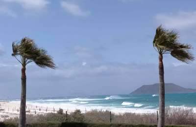High winds forecast in the Canary Islands before a possible heatwave