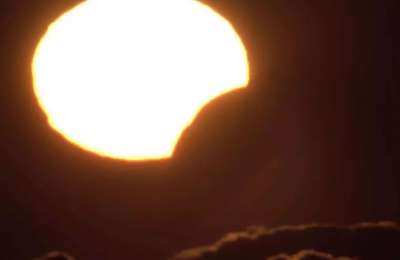 VIDEO: This is how the solar eclipse looked like from the Teide Observatory