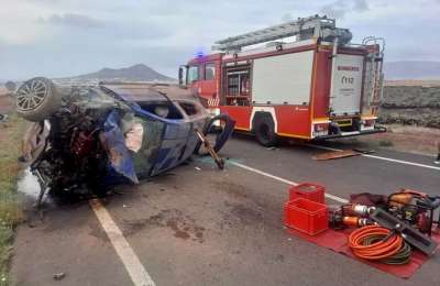 Man seriously injured in a car accident in Muñique