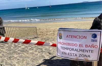 Sewage spill forces the closure of Playa Blanca beach