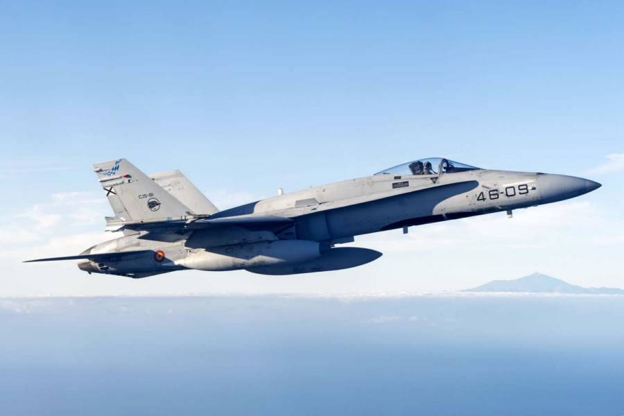 Look out for F-18s performing flyovers in Tenerife and Gran Canaria