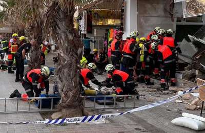Four killed as terrace floor of beach club restaurant collapses in Majorca