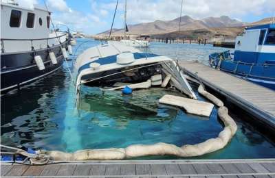 Suspect arrested for deliberately sinking a boat at Morro Jable Pier