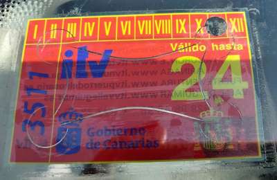 Nearly 10% of vehicles in the Canary Islands lack a valid ITV (MOT)