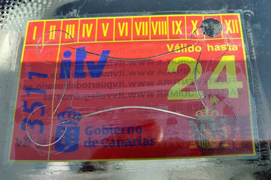 Nearly 10% of vehicles in the Canary Islands lack a valid ITV (MOT)