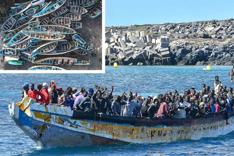 The Canary Islands expect the arrival of 70,000 migrants by the end of the year