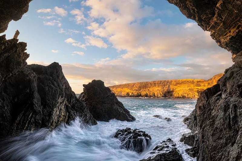 British tourist dies after being swept into the water at famous sea caves