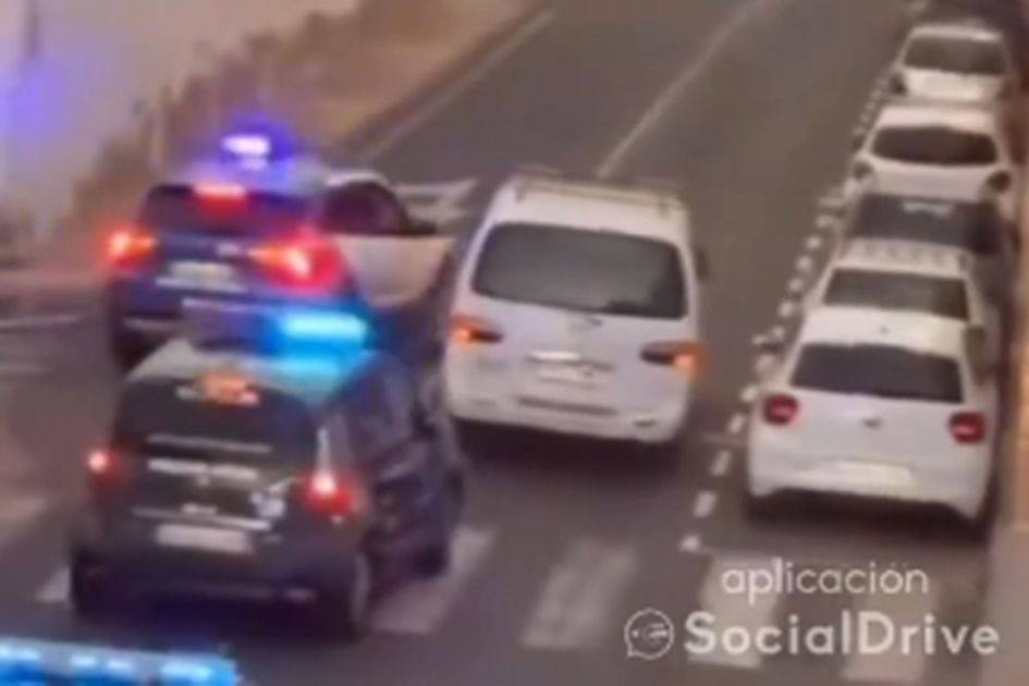 VIDEO: High-speed police chase in the Canary Islands goes viral