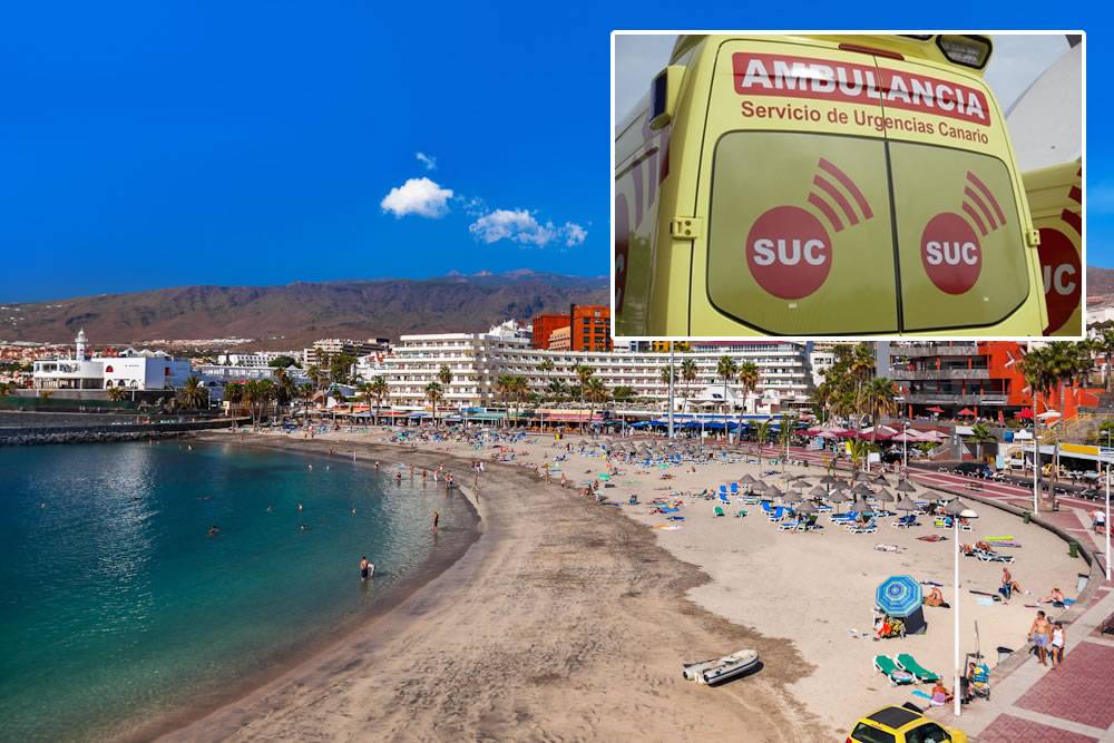 Holidaymakers’ life saved at Costa Adeje beach in the south of Tenerife