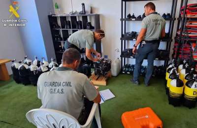 The Guardia Civil reports 39 serious violations in dive centres in the Canary Islands