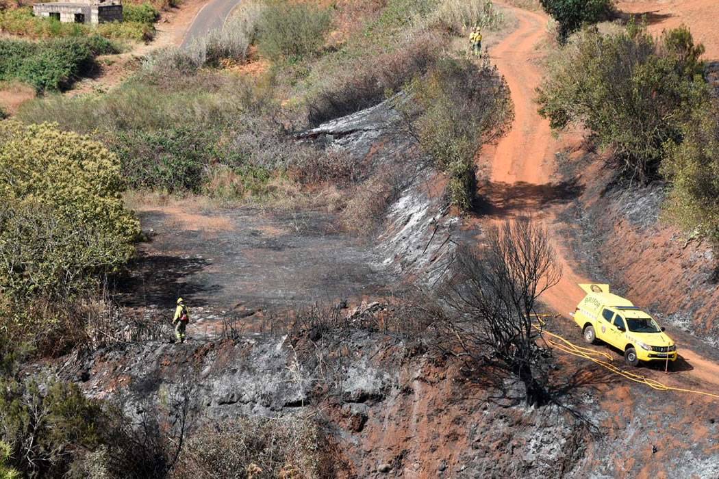 Two fires in Tenerife on Sunday were started deliberately