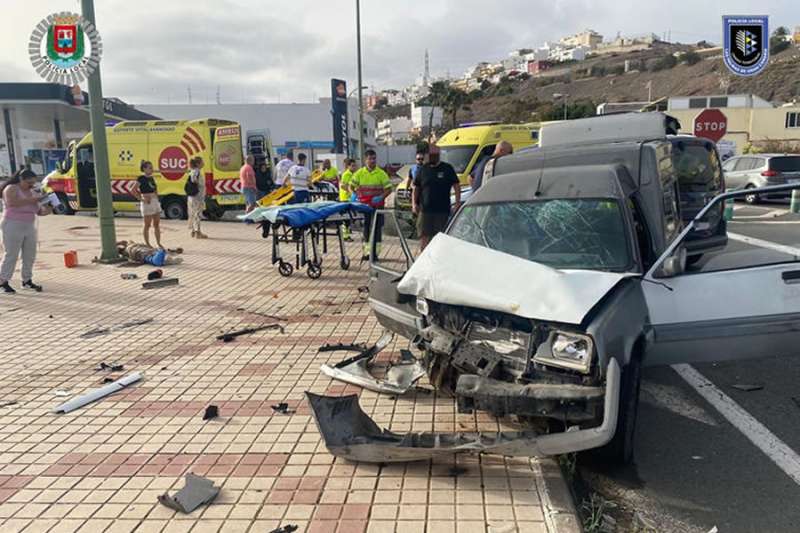 Bizarre discovery as police respond to traffic accident in Gran Canaria