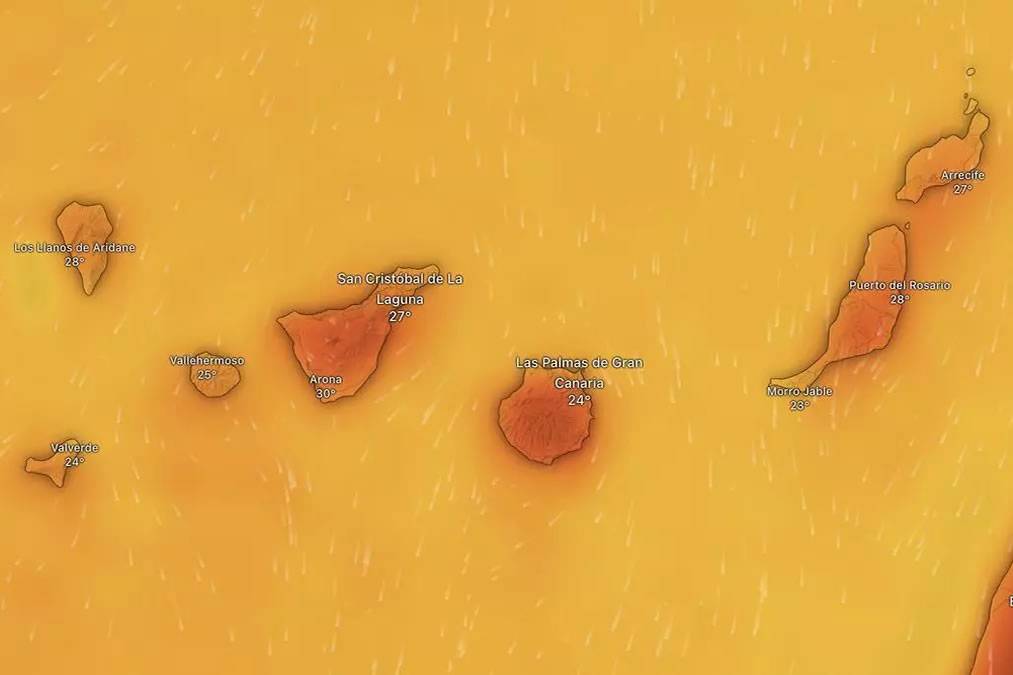 New orange and yellow weather warnings activated across the Canary Islands