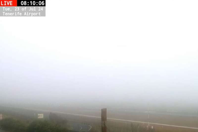 Dense fog disrupts more flights at Tenerife North Airport 