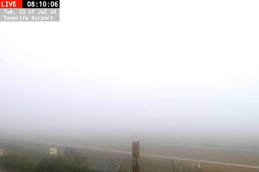 Dense fog disrupts more flights at Tenerife North Airport 