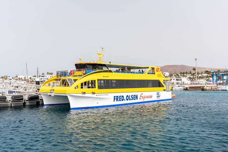 New Fred Olsen mini-ferry is now operational between Lanzarote and Fuerteventura