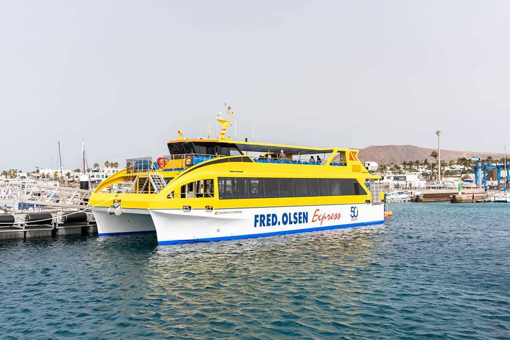 New Fred Olsen mini-ferry is now operational between Lanzarote and Fuerteventura