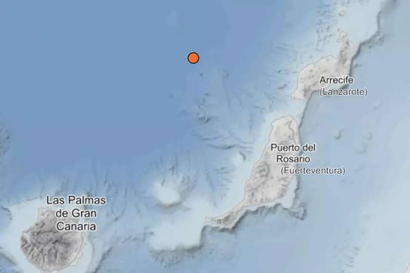 3.6 magnitude earthquake recorded north of El Cotillo early this morning