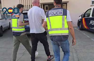 The National Police arrest British fugitive in the south of Tenerife