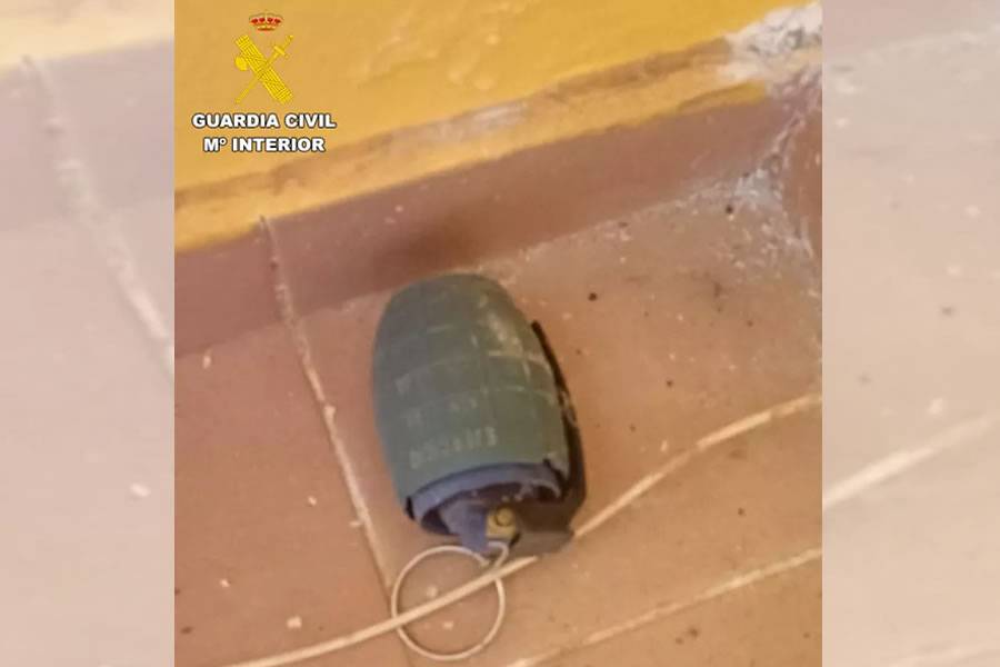 Homeowner finds hand grenade while cleaning her house