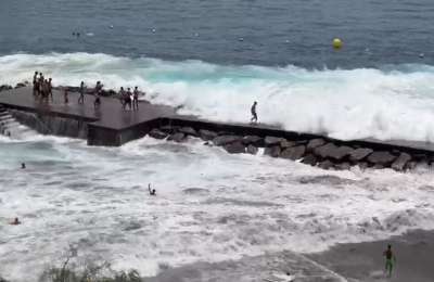 Government extends pre-alert for coastal phenomena to all of the Canary Islands