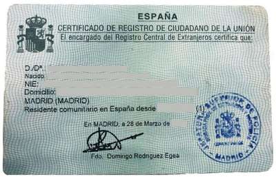 If you haven’t got one, get the TIE now to avoid problems as a resident of Spain