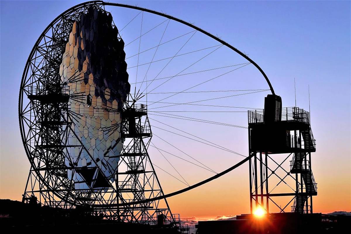 The new Cherenkov Telescope in La Palma edges closer to full operation