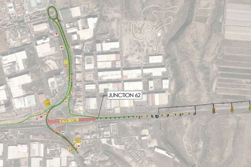 TF-1 motorway closed this Sunday in Las Chafiras
