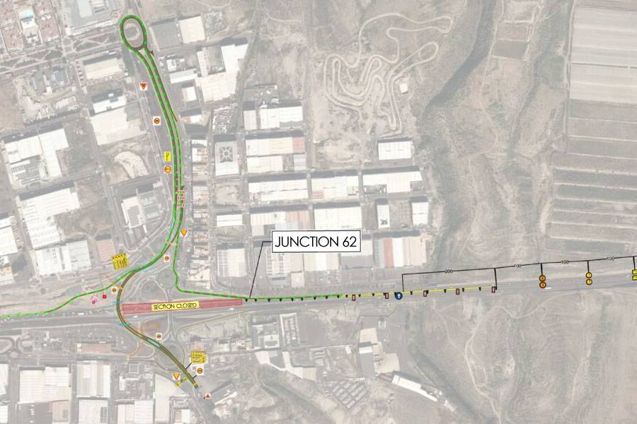 TF-1 motorway closed this Sunday in Las Chafiras