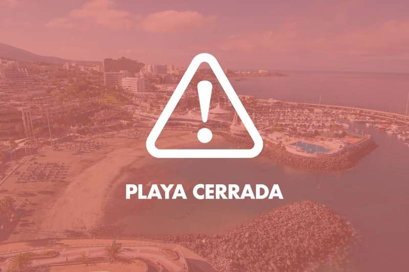 La Pinta beach in Costa Adeje is closed to the public again