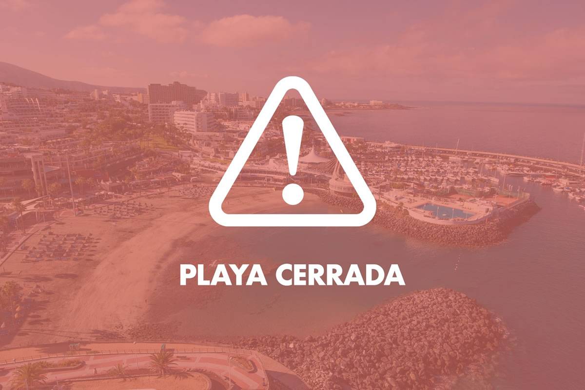 La Pinta beach in Costa Adeje is closed to the public again