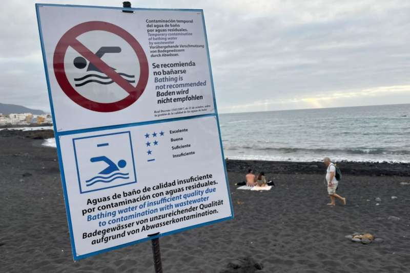 More faecal contamination at beach in one of Tenerife’s main tourist areas