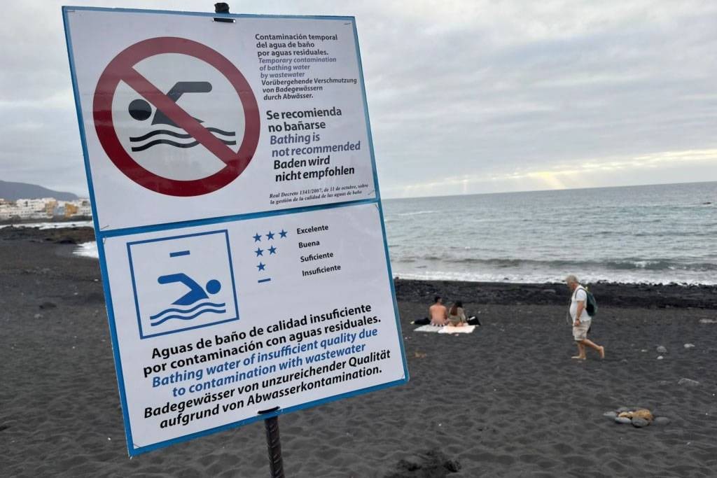More faecal contamination at beach in one of Tenerife’s main tourist areas