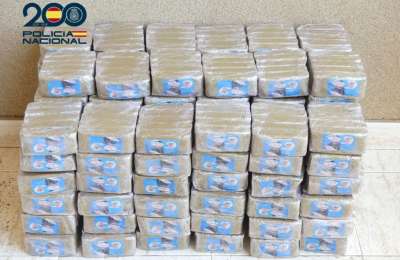Man flees police and is finally caught with 60kg of Hashish resin in his car
