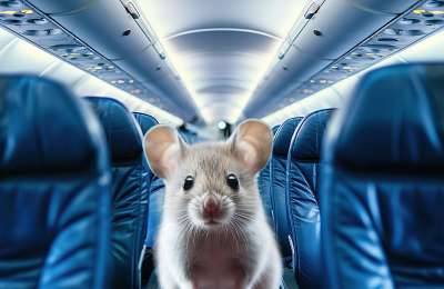 Flight to Spain diverted after mouse leaps from passengers’ food tray