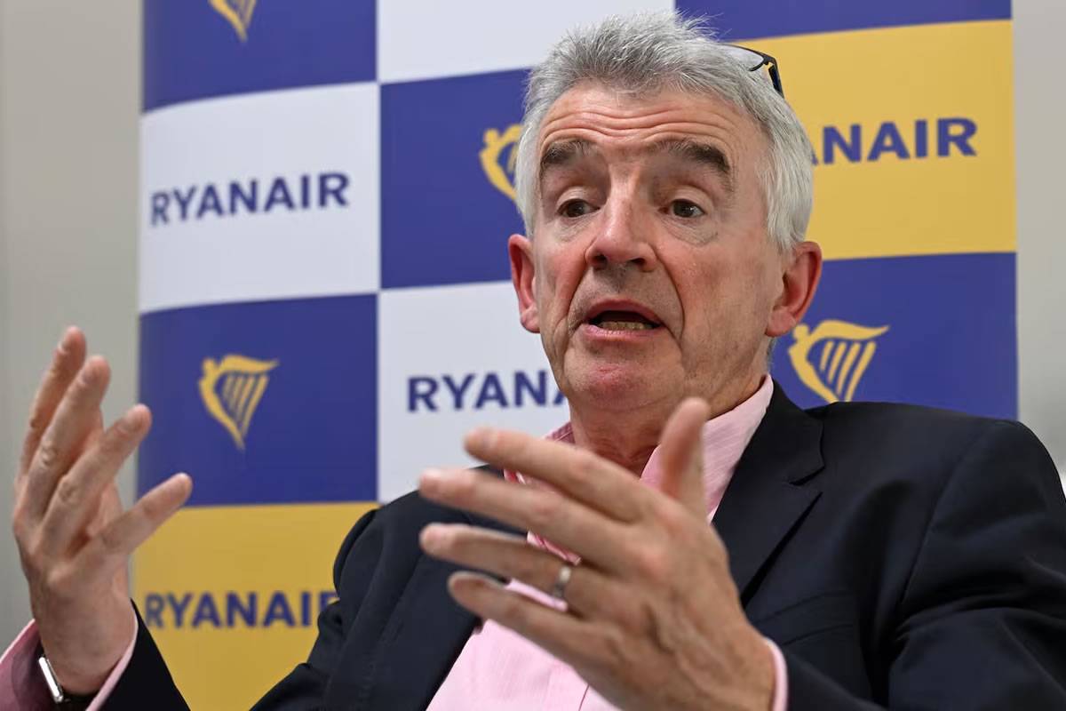 Ryanair CEO proposes two-drink limit to combat alcohol-fuelled flight disruptions
