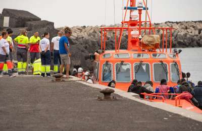 Migrants aboard the capsized boat had been without food or water for two days