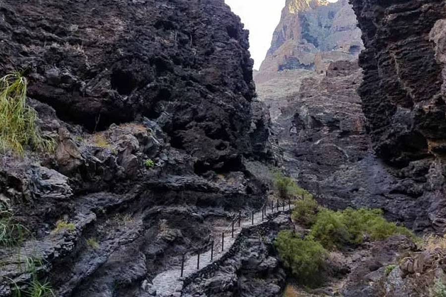 Masca Valley trail closed due to landslide