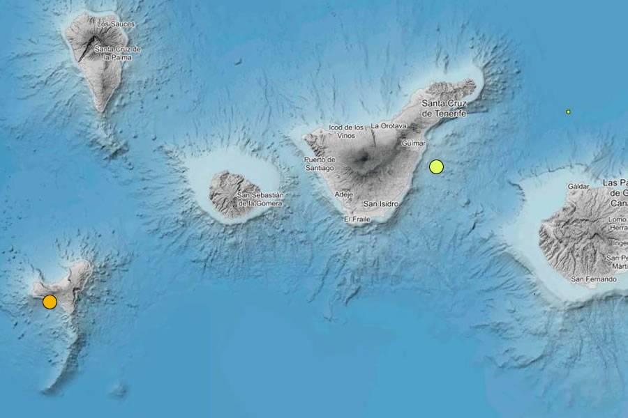 Two earthquakes detected in the Canary Islands in the last 24 hours
