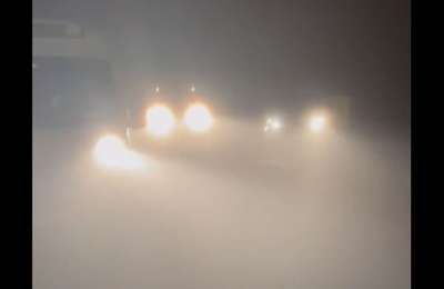 VIDEO: Thick fog disrupts flights at Tenerife North Airport