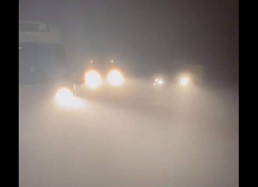 VIDEO: Thick fog disrupts flights at Tenerife North Airport