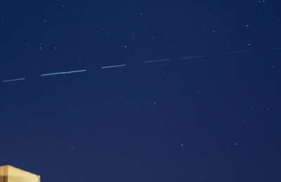 Line of ‘strange lights’ appear over the Canary Islands