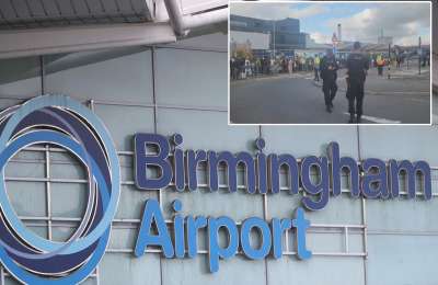 Birmingham Airport evacuated and all flights grounded due to suspicious vehicle