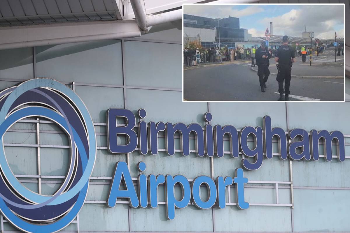 Birmingham Airport evacuated and all flights grounded due to suspicious vehicle
