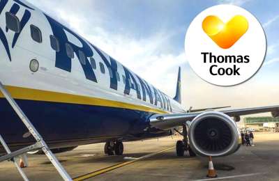 The new Thomas Cook partners with Ryanair to offer affordable flight packages