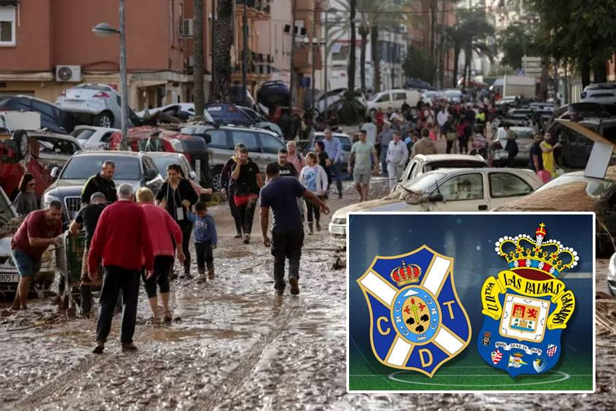 CD Tenerife and UD Las Palmas Donate Ticket Proceeds to DANA Disaster Victims
