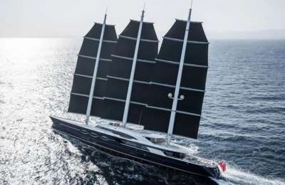 The iconic ‘Black Pearl’ docks in Santa Cruz de Tenerife